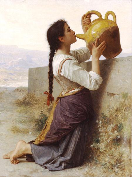 Adolphe William Bouguereau Thirst Germany oil painting art